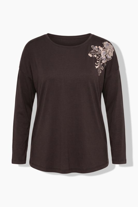 Floral Print Yoga Long Sleeve Top