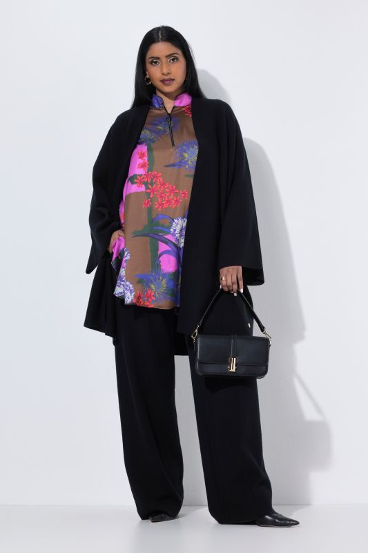 Oversized Open Shape Long Sleeve Cardigan
