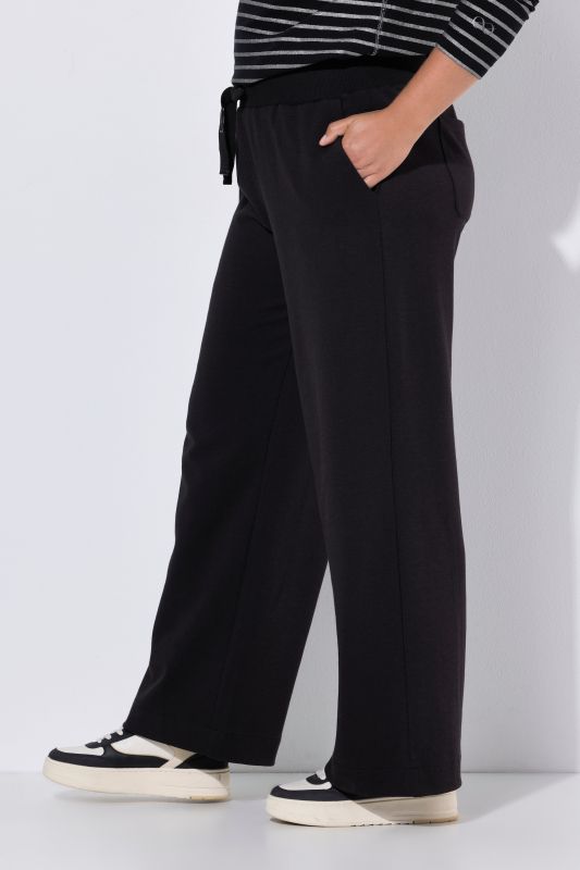 Wide Leg Drawstring Waist Sweatpants