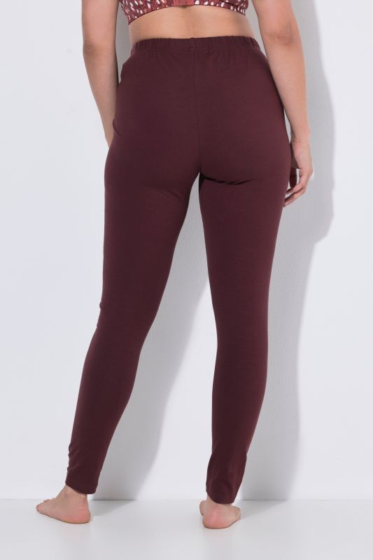 Basic Stretch Knit Ankle Length Leggings