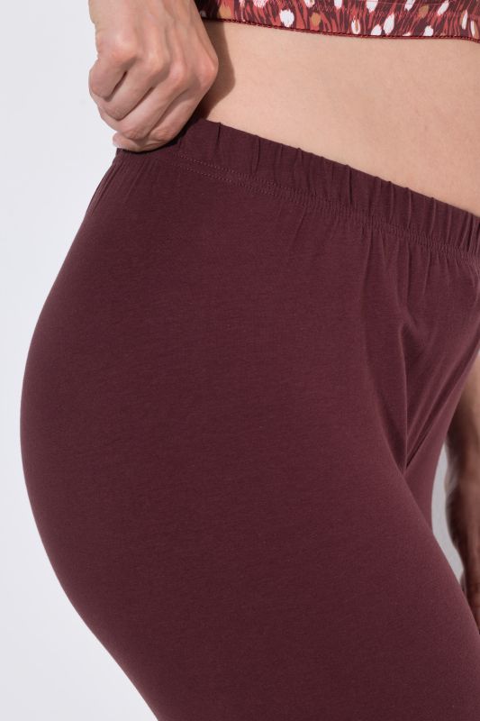 Basic Stretch Knit Ankle Length Leggings