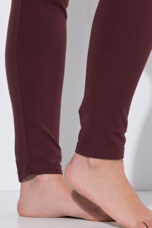 Basic Stretch Knit Ankle Length Leggings
