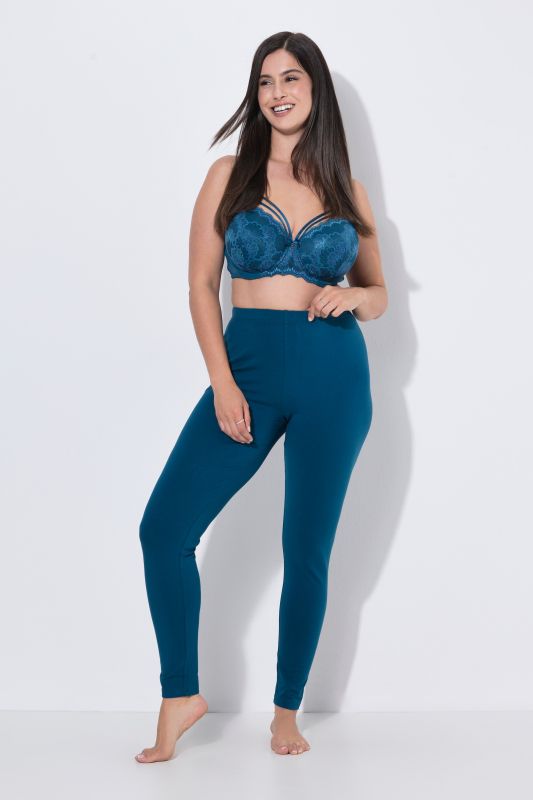 Basic Stretch Knit Ankle Length Leggings
