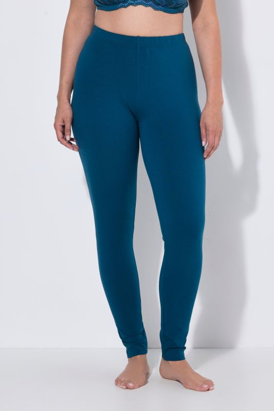 Basic Stretch Knit Ankle Length Leggings