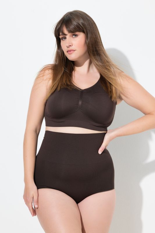 High Waist High Cut Leg Stretch Shapewear