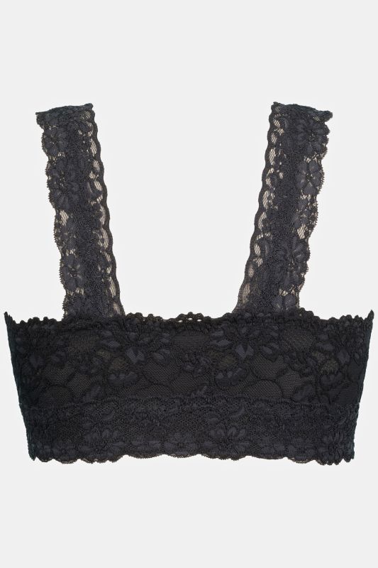 Lace Zip Front Versatile Wirefree Bustier
