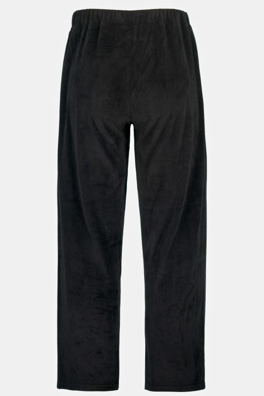Textured Stripe Wide Leg Marlene Fit Stretch Knit Lounge Pants