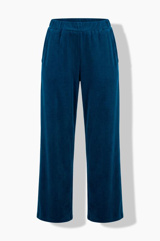 Textured Stripe Wide Leg Marlene Fit Stretch Knit Lounge Pants