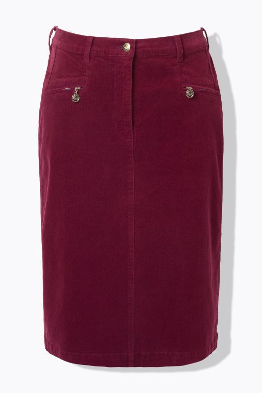 Corduroy Midi Skirt