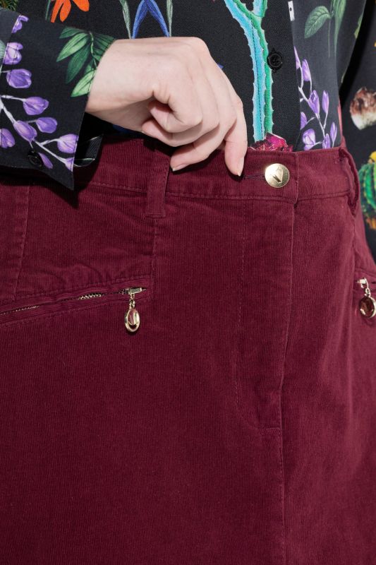 Corduroy Midi Skirt