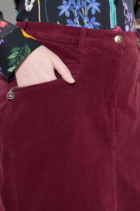 Corduroy Midi Skirt
