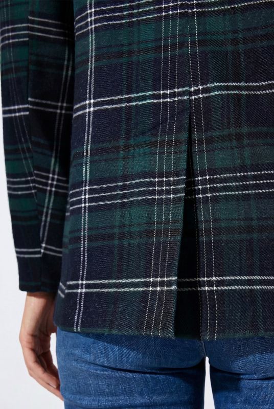 Plaid Longline Blazer