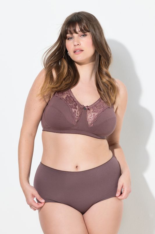 3 Pack Lace Detail Hipster Briefs