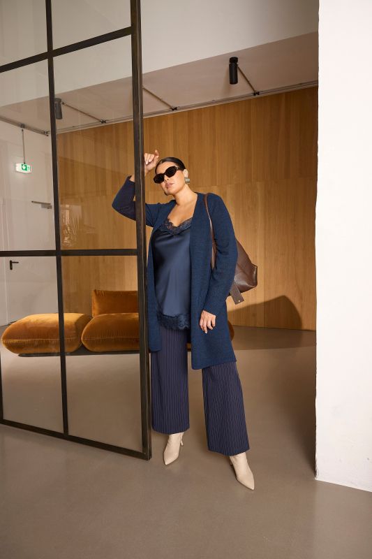 Oversized Open Shape Long Sleeve Cardigan