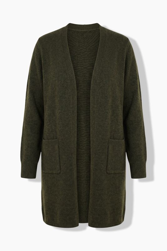 Oversized Open Shape Long Sleeve Cardigan