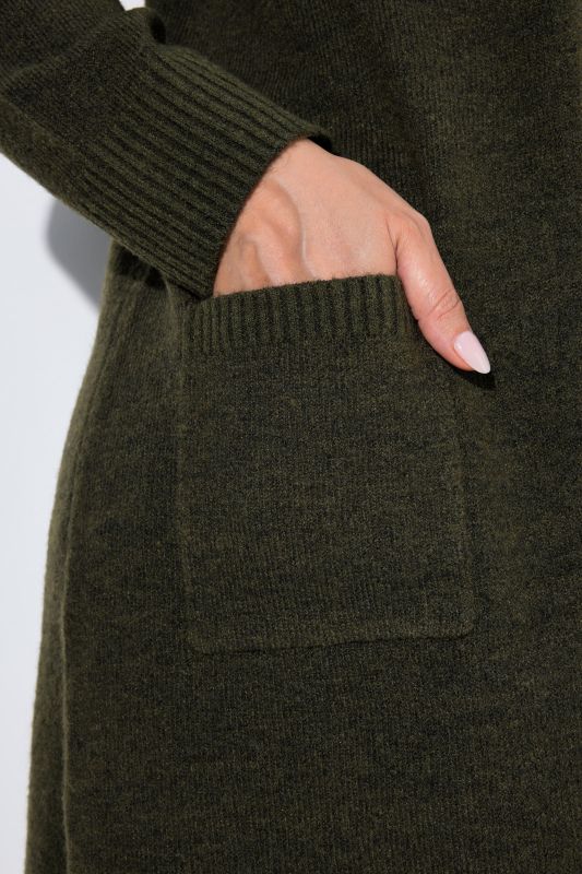 Oversized Open Shape Long Sleeve Cardigan
