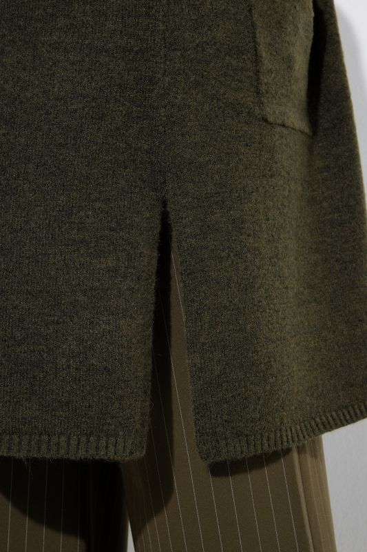 Oversized Open Shape Long Sleeve Cardigan