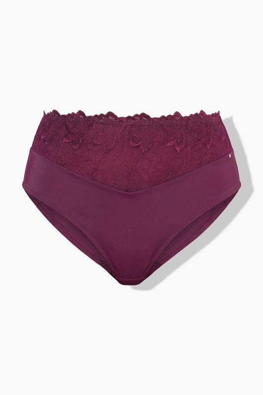 TRUYOU Thong Panties, Lace, Microfiber