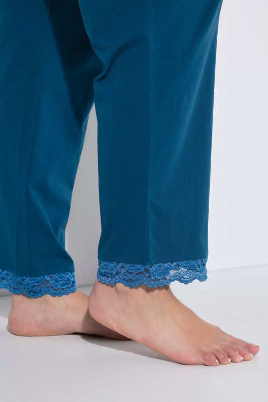 Lace Trimmed Pajama Set