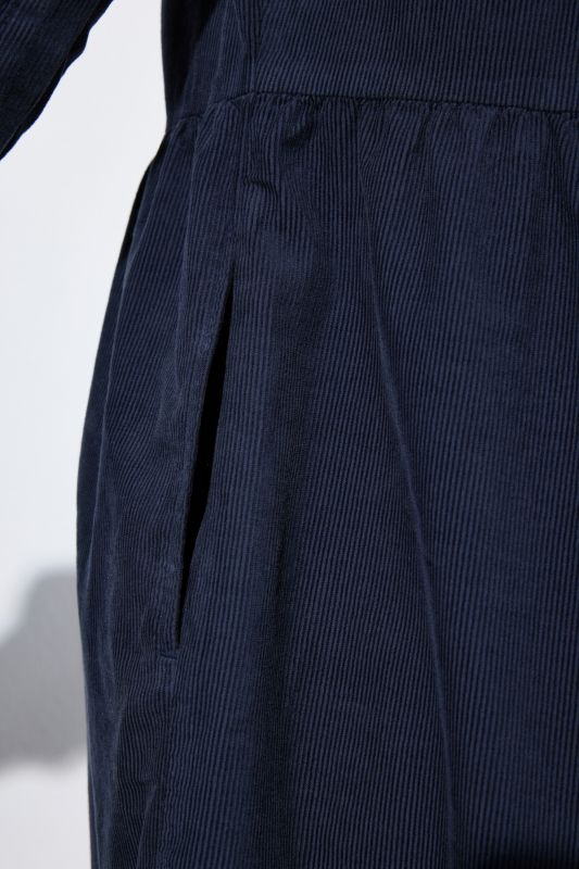 3/4 Sleeve Corduroy Dress