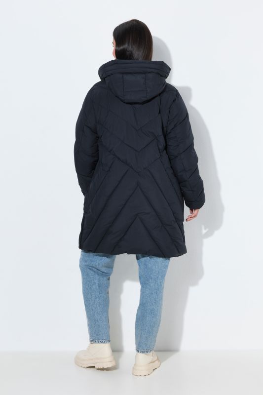 HYPRAR Chevron Quilted Long Parka