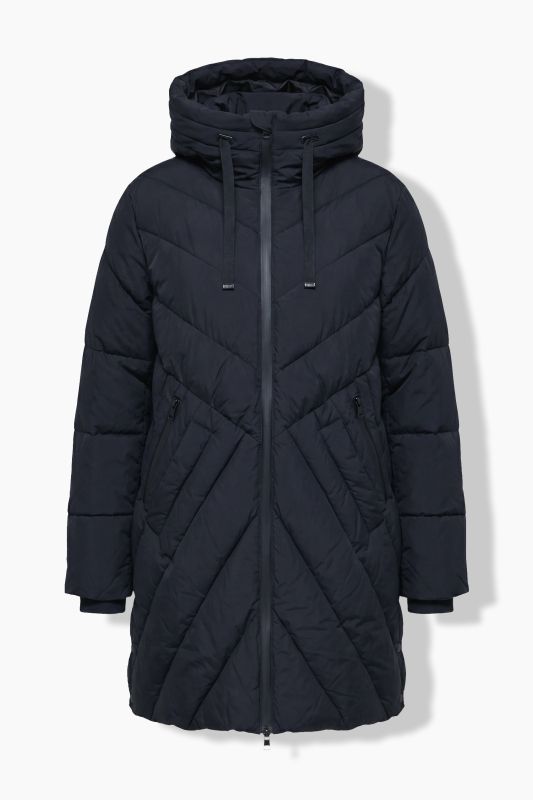 HYPRAR Chevron Quilted Long Parka
