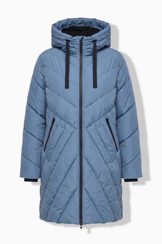 HYPRAR Chevron Quilted Long Parka