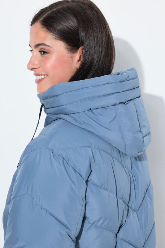 HYPRAR Chevron Quilted Long Parka