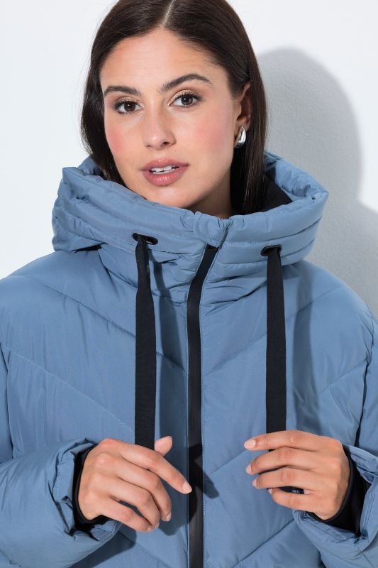 HYPRAR Chevron Quilted Long Parka