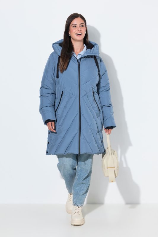 HYPRAR Chevron Quilted Long Parka