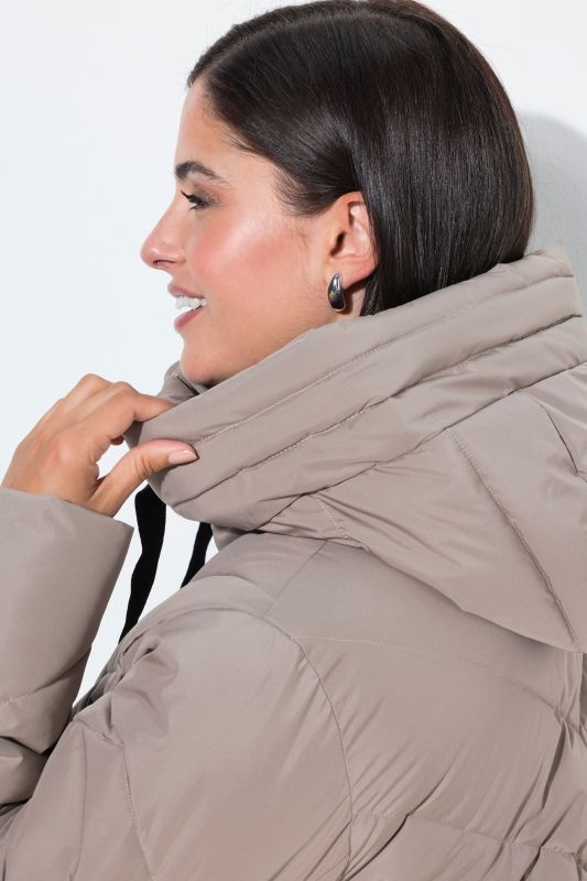 HYPRAR Chevron Quilted Long Parka
