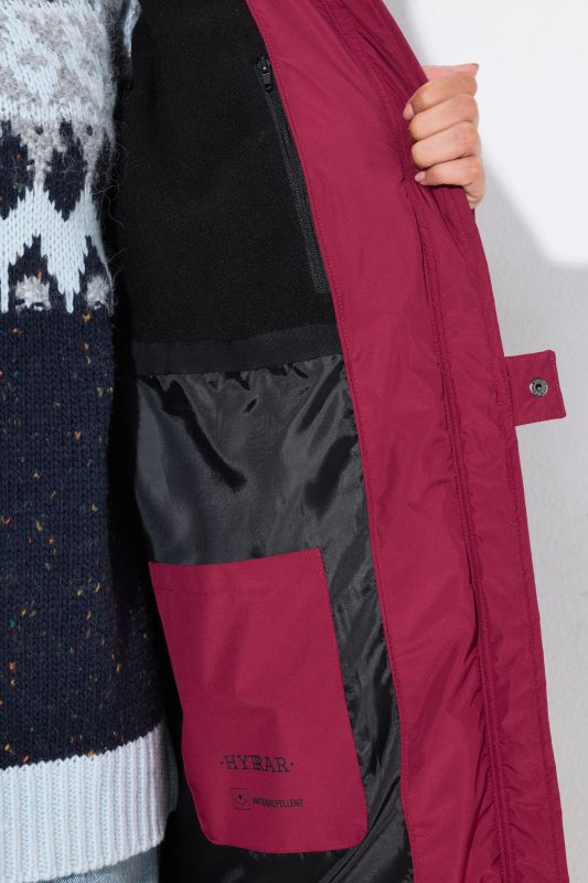HYPRAR Chevron Quilted Long Parka