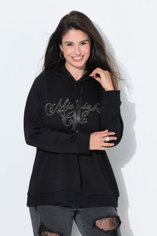 Midnight Chic Beaded Hoodie