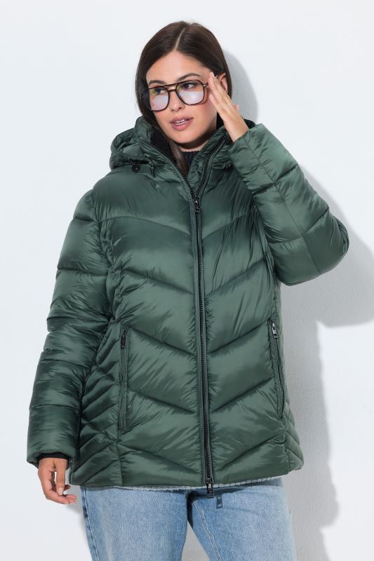 HYPRAR Triple Function Chevron Quilted Jacket