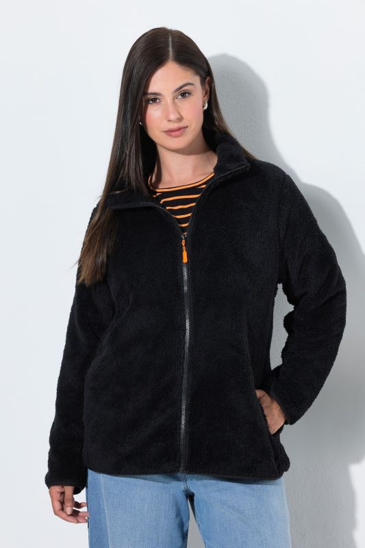 Teddy Fleece Zip-Up Jacket