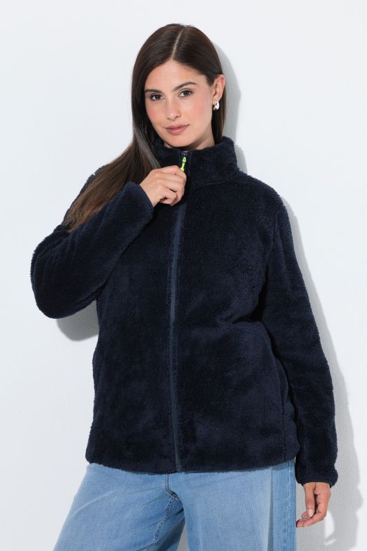Teddy Fleece Zip-Up Jacket