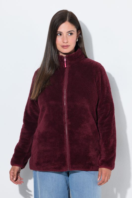 Teddy Fleece Zip-Up Jacket