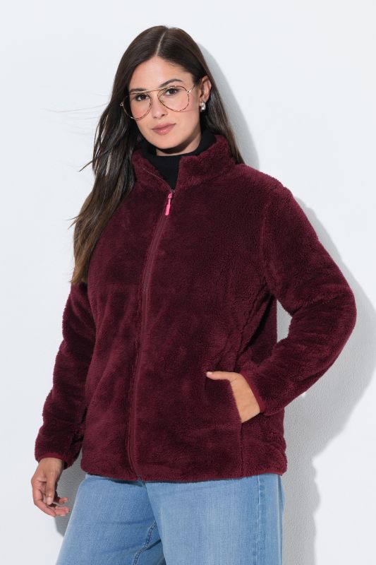 Teddy Fleece Zip-Up Jacket