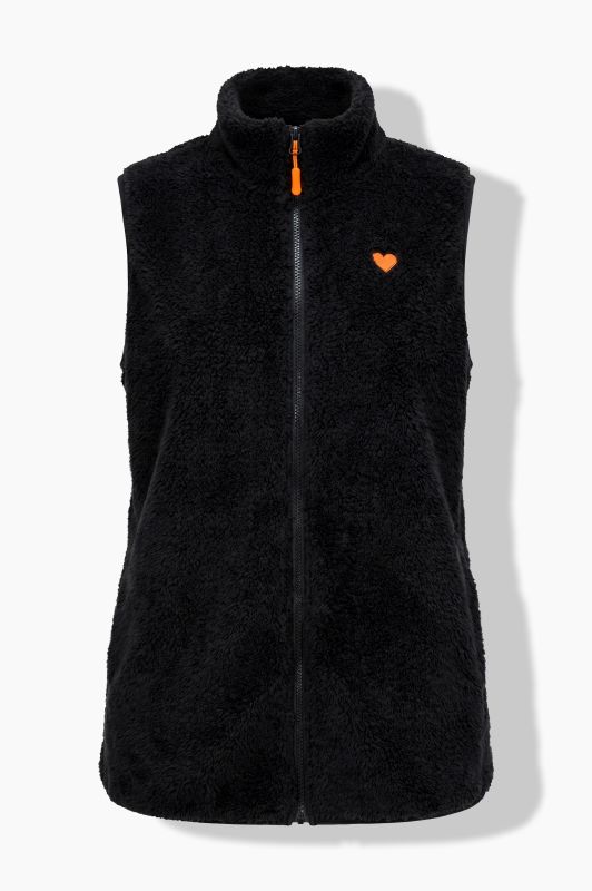 Teddy Fleece Zip-Up Vest