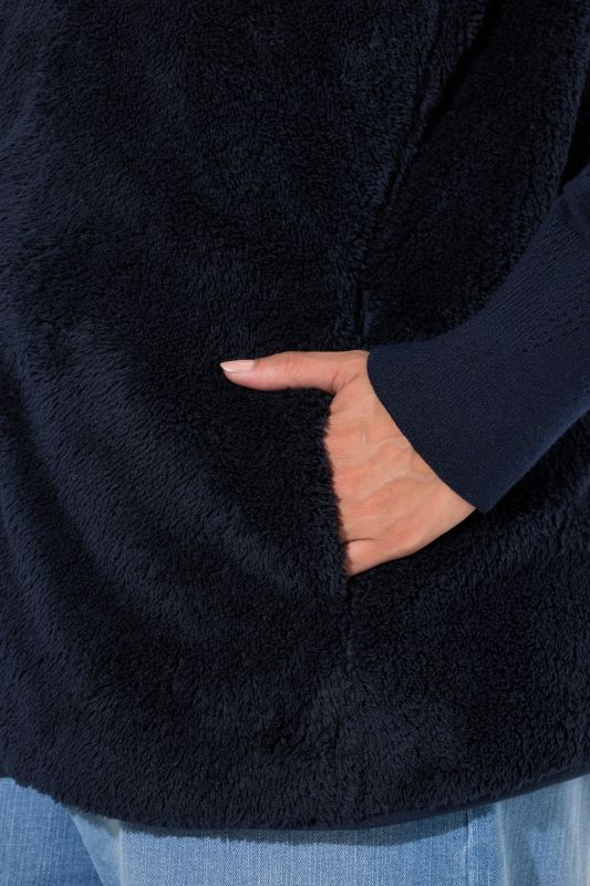 Teddy Fleece Zip-Up Vest