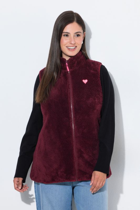 Teddy Fleece Zip-Up Vest