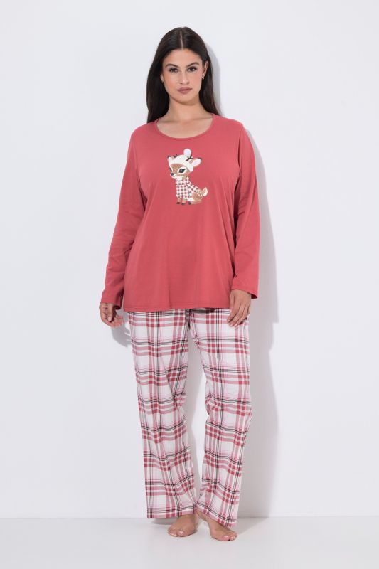Winter Fawn Long Sleeve Pajama Set