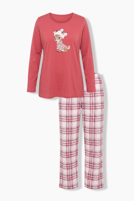 Winter Fawn Long Sleeve Pajama Set