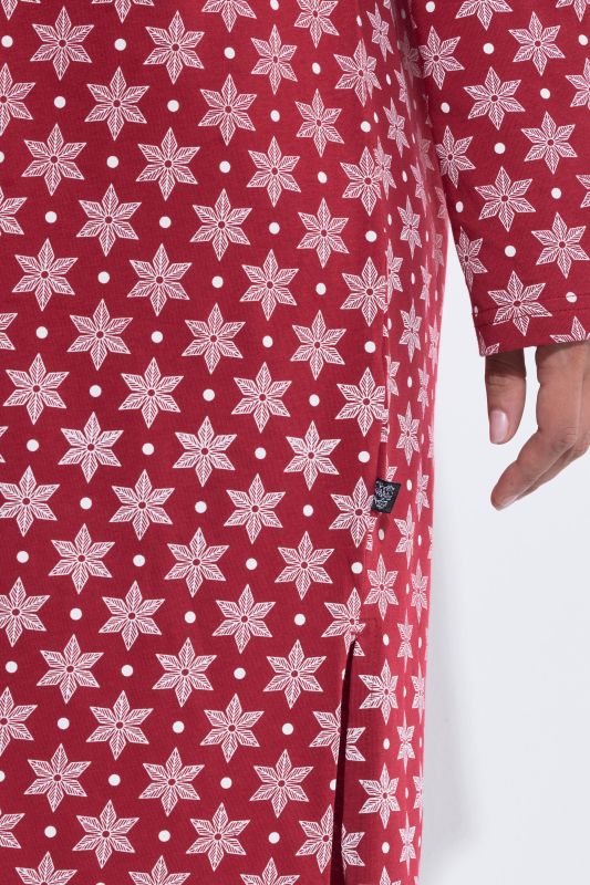 Snowflake Long Sleeve Nightgown