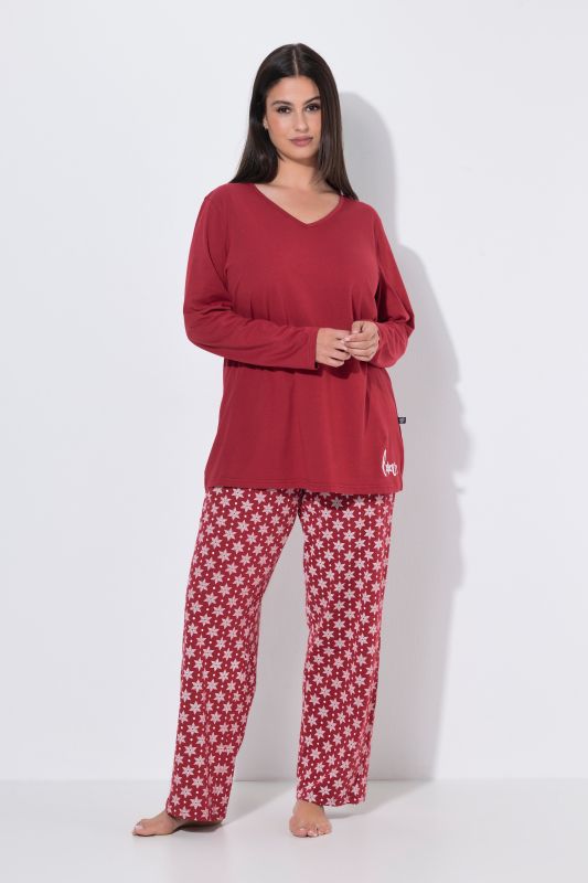 Snowflake Long Sleeve Pajama Set