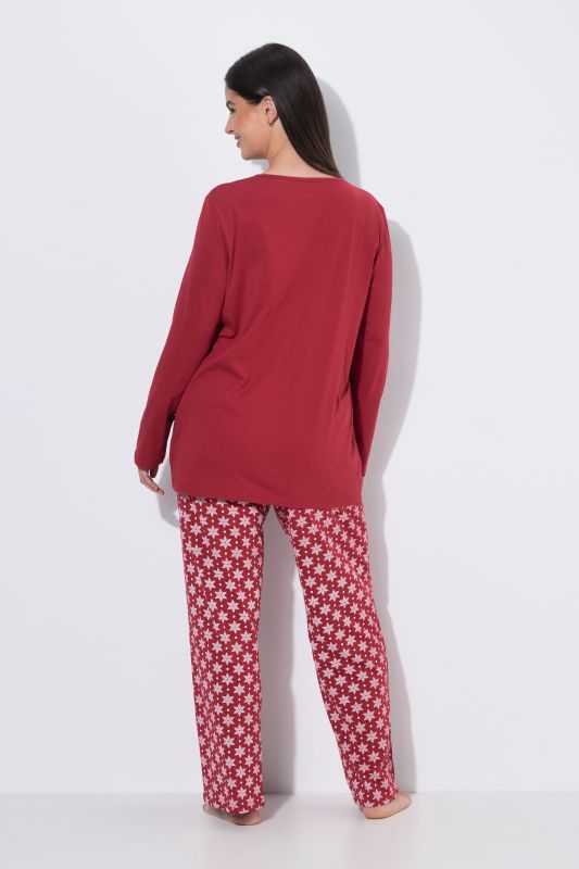 Snowflake Long Sleeve Pajama Set