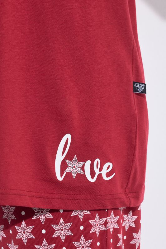 Snowflake Long Sleeve Pajama Set