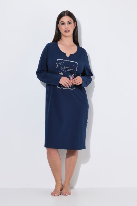 2 Pack Long Sleeve Sleep Tees: Cocktail Hour