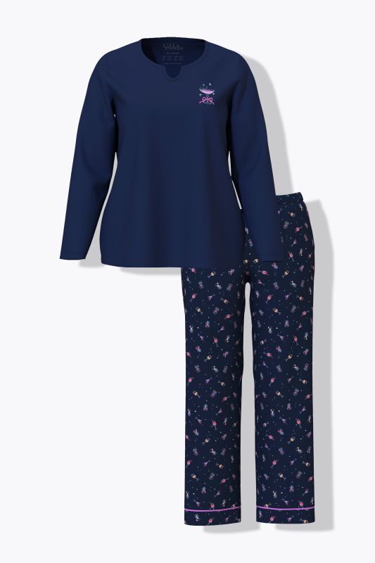 Cocktail Hour Long Sleeve Pajama Set