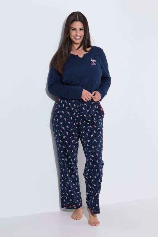 Cocktail Hour Long Sleeve Pajama Set